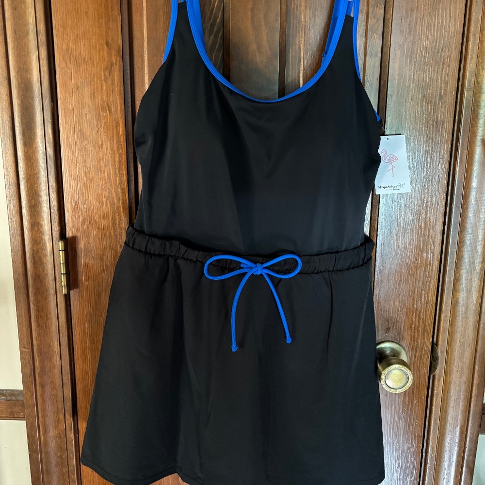 NTW ShapeSolver Sport by Mini Flamingo Skirted Swimsuit